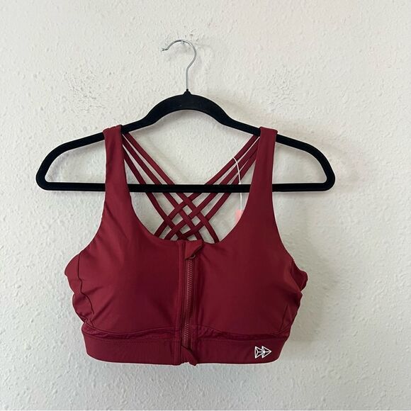 Yvette High Impact Sports Bra with Strappy Back NEW Size 12 - Picture 5 of 9